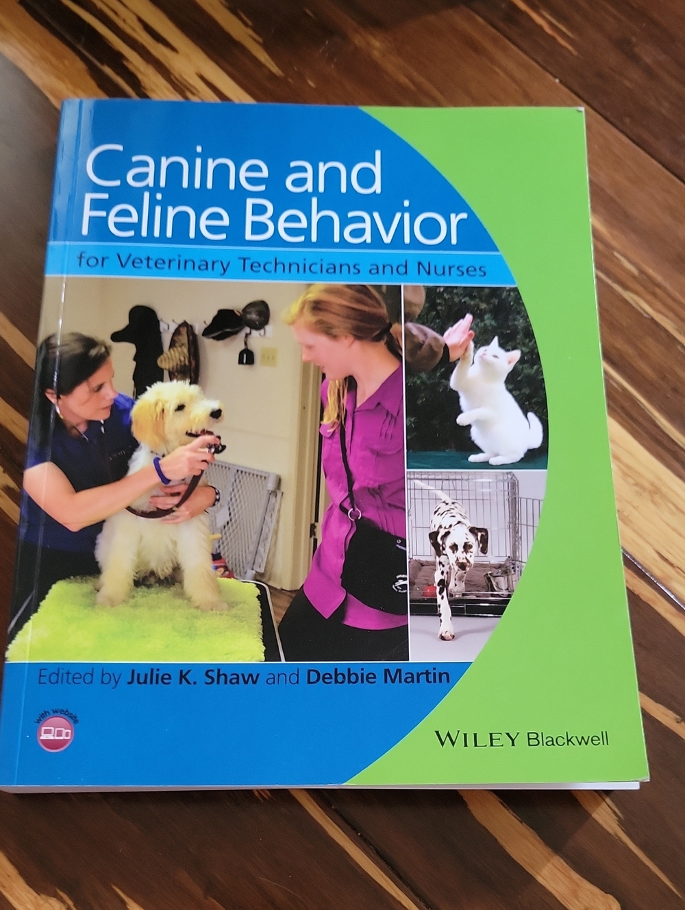Canine and Feline Behavior Book - Green and Blue Cover